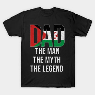 Western Saharan Dad The Man The Myth The Legend - Gift for Western Saharan Dad With Roots From Western Saharan T-Shirt